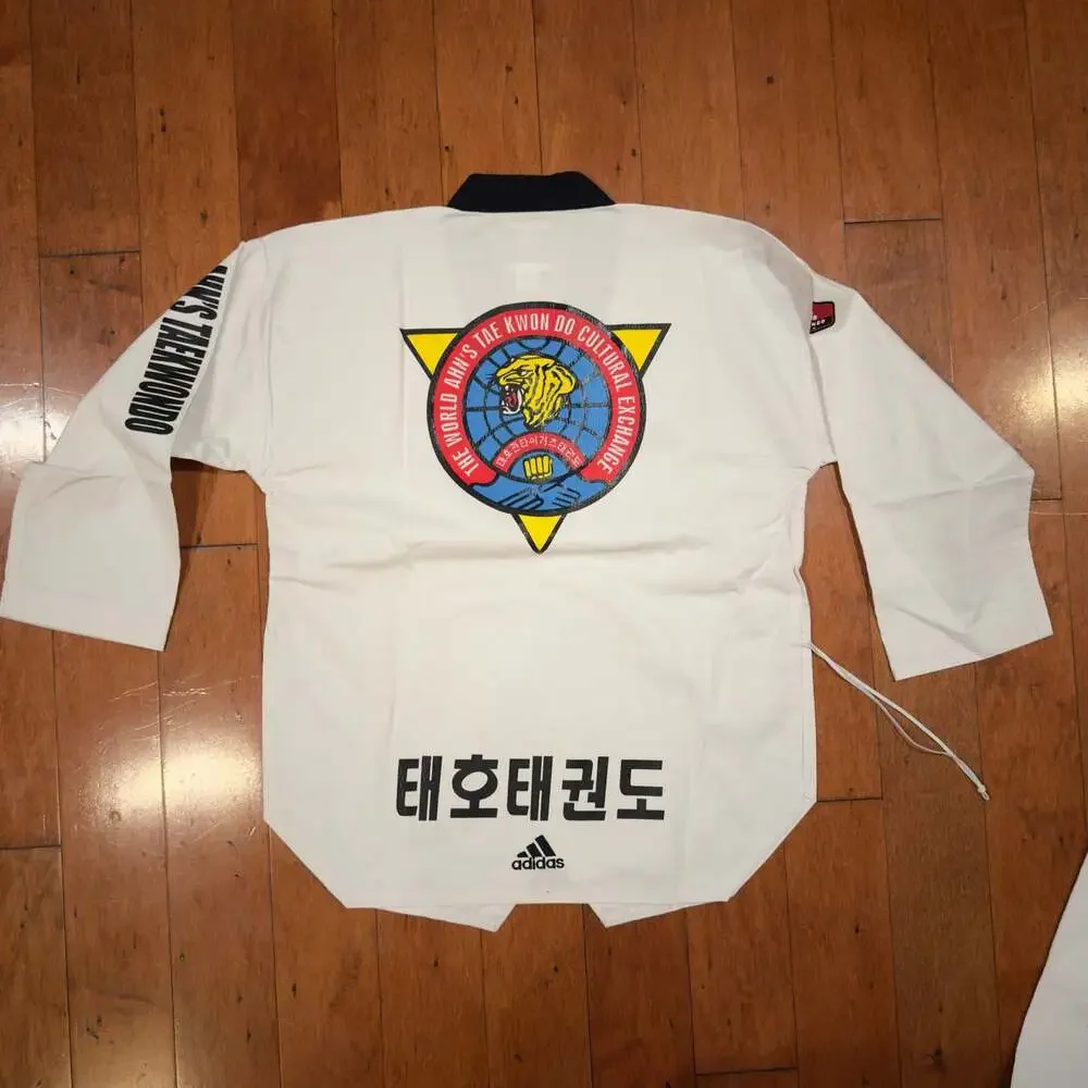 Adidas Ahn's Taekwondo Uniform Dobok with Tiger Patch Size 3 (170cm)